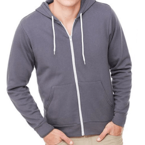 BE106 Bella + Canvas Unisex Full Zip Hoodie