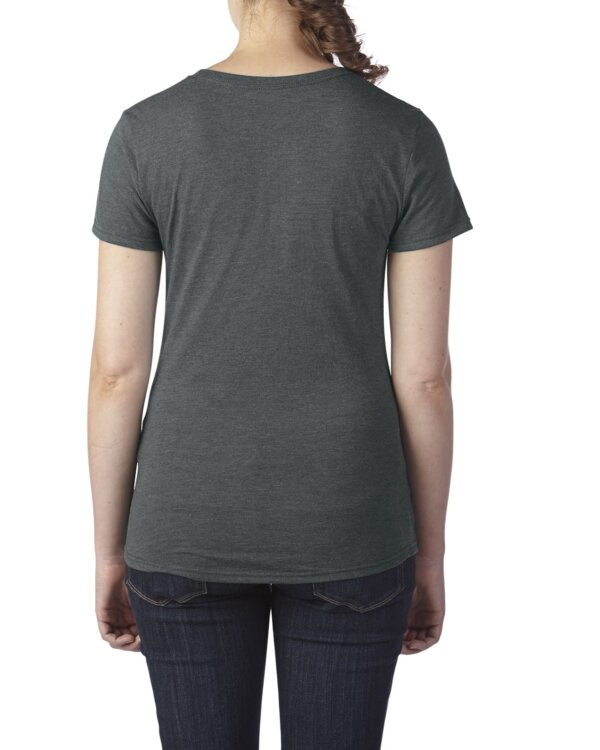 A112F Anvil Women's Triblend Tee backside