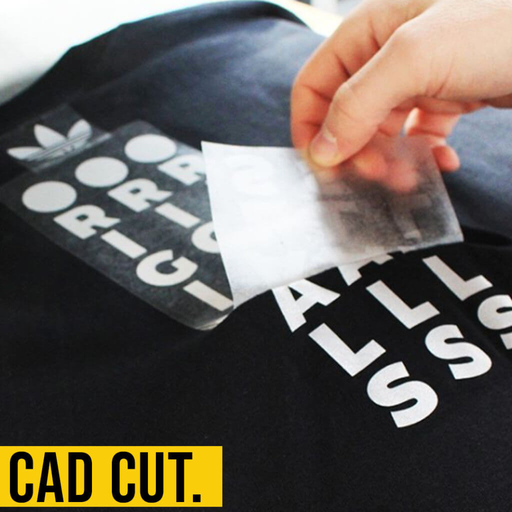 CAD CUT TRANSFER ON TSHIRT